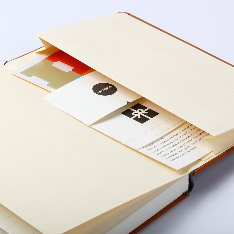 Lemome Blank Notebook Sketchbook with Premium Thick Paper - Dividers