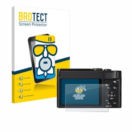 BROTECT Anti-Glare Protective Glass for Panasonic Lumix DC-TZ99 Protective Film Tempered Glass Matt [Extremely Scratch-Resistant 9H, Anti-Reflection, Anti-Fingerprint]