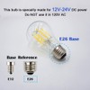 OPALRAY A19/A60 DC 12V-24V Input LED Bulb, 8W 800Lm, 4000K