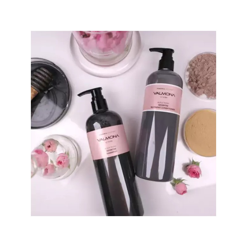 Belmona [밸르모나] l+l 서리태 샴푸 린스 480ml [02.밸르모나 서리태 샴푸+샴푸]