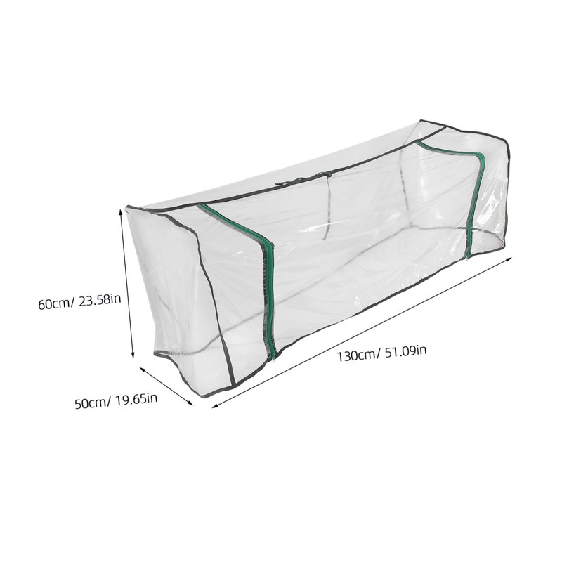 Kisangel Elevated Bed Cover Green House Covering Raised Garden Bed