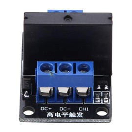 Solid State Relay Module High Level Stable Performance 1-Channel 250VAC 2A Output with Fuse (5V)