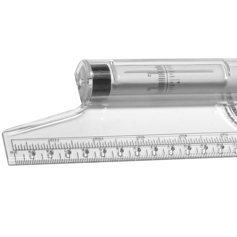 VViViD Measuring Rolling Ruler for Drawing, Design, Drafting Student, School