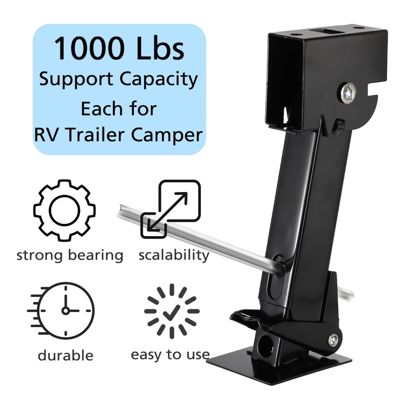 Yesland 2 Pack Trailer Stabilizer Jacks, Telescoping RV Camper Accessories