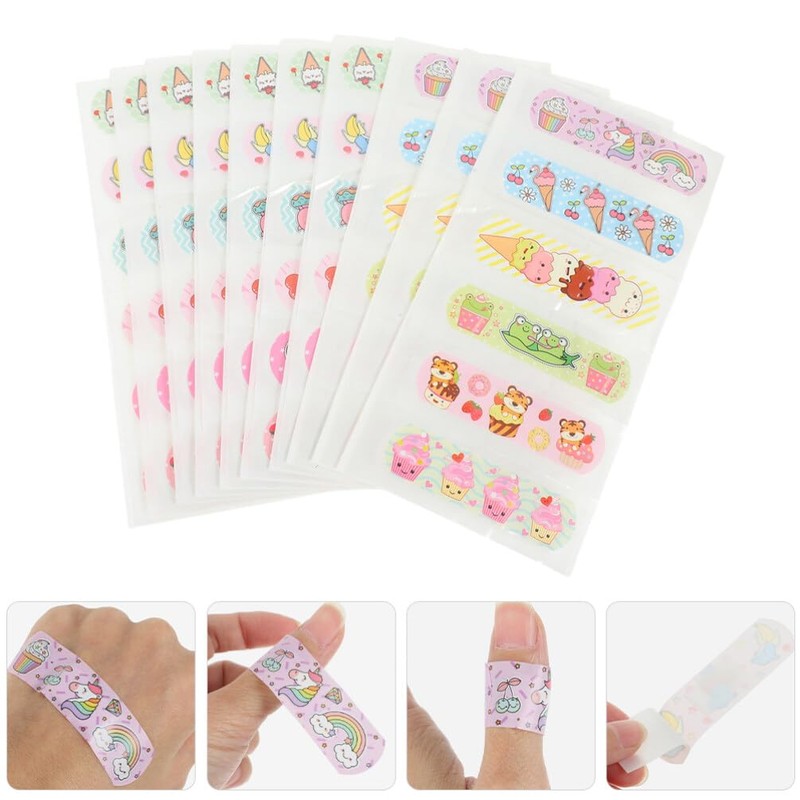 Healvian 60pcs Cartoon Breathable Boys and Girls Care for Boys