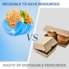 LOGRRMTH 2Pcs Retractable Burger Fixed Box Adjustable Hamburger Holders Reusable