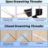 Drawstring Threader,17 Pcs Drawstring Threader Tool Include Flower Needle Threaders