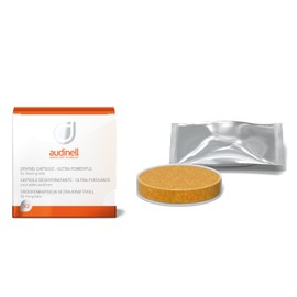 Audinell Dry Capsule for Hearing Aids - Pack of 2 Large Drying Capsules with Colour Display - For Approximately 6 Months - Accessories for Drying Hearing Aid