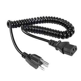 Cable de alimentación para computadora, cable de alimentación C13 para monitor, PC, escritorio, impresora, escáner (recto)