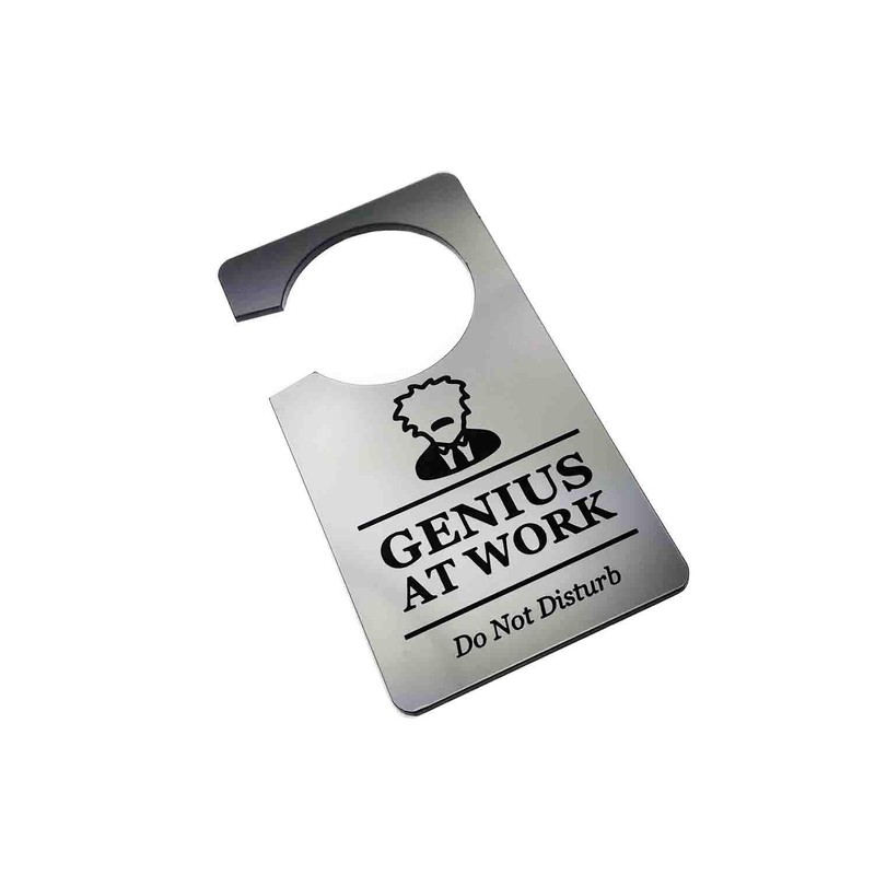 Genius At Work, Do Not Disturb - Generic Silver, Room,