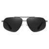 YAMEIZE Polarised Sunglasses Aviator Vintage Round Classic Metal Frame Unisex
