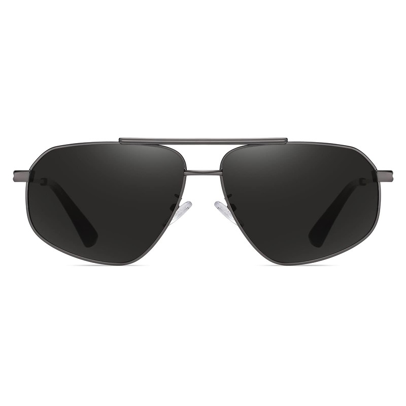 YAMEIZE Polarised Sunglasses Aviator Vintage Round Classic Metal Frame Unisex
