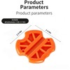 2 Pack Silicone Wire Pulling Mitt, Non-Slip Cable Pull Grip