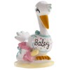 dekora - Christening Decoration with Stork and Baby - 10