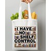 Dumyum Funny Book Reading Canvas Tote Bag for Women Book