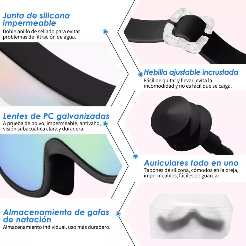 Retolit Gafas De Natación Para Adultos Con Protección Uv 6