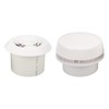 RV Mini Vent Fan White Round Noiseless Compression Resistant Vent