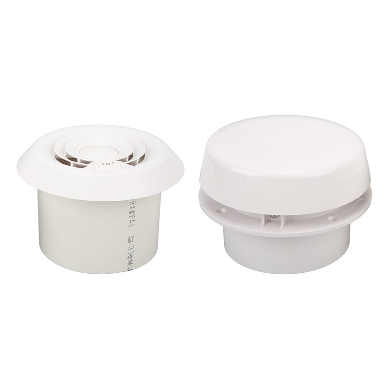 RV Mini Vent Fan White Round Noiseless Compression Resistant Vent