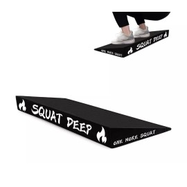 WINBOX Squat Wedge, Slant Board for Squats, Non-Slip Heel Elevated Squat Wedge Block...