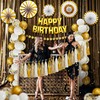 Happy Brithday Gold Confetti and Balloons