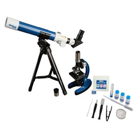 900x Microscope & 40mm Telescope Set