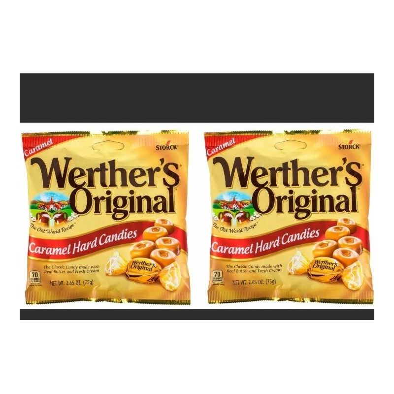 werthers 10X Werther’s Original Caramel Hard Candies; 10 Bags ;