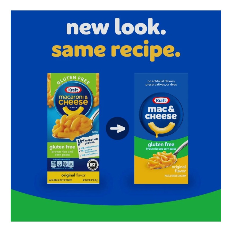 Kraft Gluten Free Original Macaroni & Cheese Dinner 6 oz