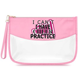 Sfodiary Cheer Coach Makeup Bag Cheerleading Coach Gifts for Women Thank You Appreciation Gifts for Cheer Mom Coaches Christmas Retirement Graduation End of Season for Her Zipper Travel Pouch