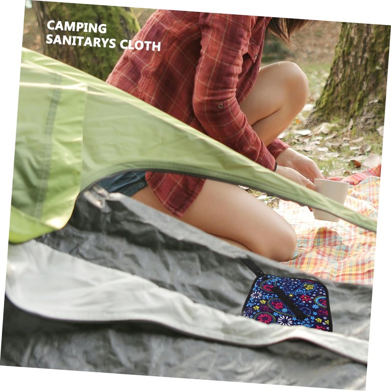 BESPORTBLE Female Urinal Camping Washable Sanitary Cloth Reusable Pee Rag