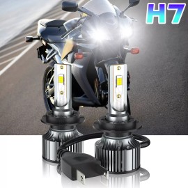CHUSYYRAY 2pcs H7 Super LED headlight bulb for Honda motorcycle CBR600RR ABS 2009-2023