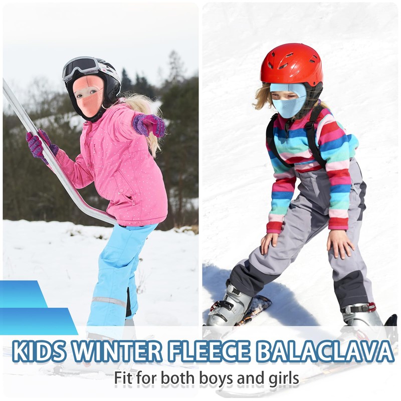 AYPOW Kids Balaclava Winter Multifunctional Windproof Fleece Warm Ski Mask