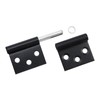 Antrader 3 Inch Lift Off Hinge Flag Hinges,Black Offset Door