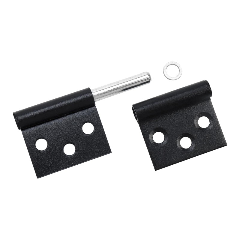Antrader 3 Inch Lift Off Hinge Flag Hinges,Black Offset Door