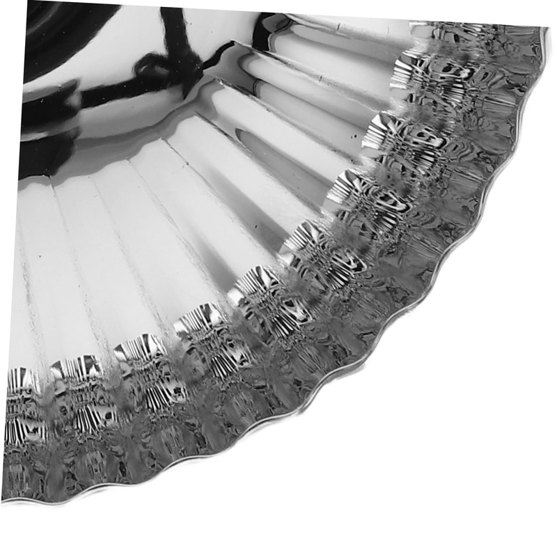 ULTECHNOVO Stainless Steel Pudding Bowl Creative Footed Dessert Bowl for