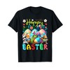 Happy Easter Squad Dabbing Bunny Frog Chocolate Eggs T-Shirt