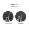 5 Pack Butane Torch Lighter,5 Color Portable Lighters,Single Jet Flame
