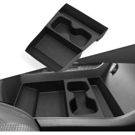 Unbranded Center Console Lower Organizer Tray Cup Holder For Hyundai Santa Fe 2024-2025