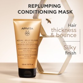 APIVITA Royal Jelly Elixir Replumping Hair Mask for Shine & Revitalization