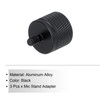 QUARKZMAN 3 Piece Microphone Stand Adapter, 1/4 Female Thread to