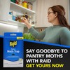Raid Pantry Moth Traps for Food Storage Areas, 2 Pack,