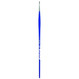da Vinci Student Series 8630 Forte Acrylic Paint Brush, Round Synthetic with Non-Slip Blue Handle, Size 0