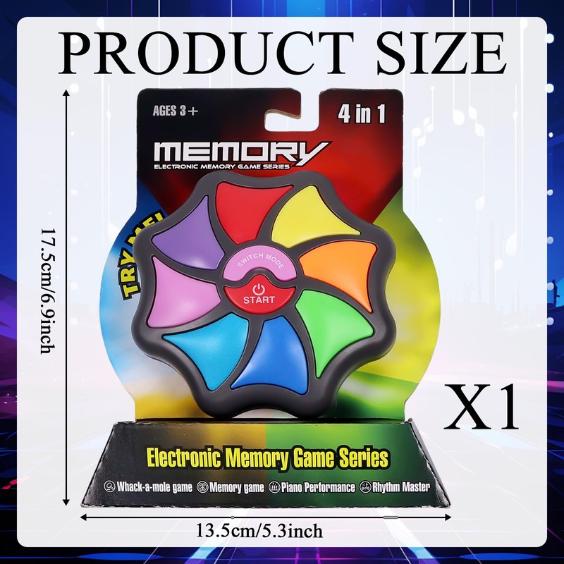 Seasboes Memory Training Game, Children's Electronic Memory Game, Portable Electronic