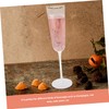 NOLITOY 2pcs Elegant Crystal Flutes for Wedding Toasting Unique Hammered