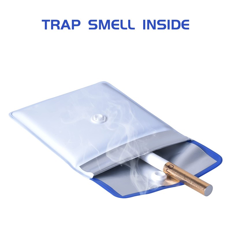 Pinsheng 6-Piece Pocket Ashtray Ash Bag PVC Heat Resistant Fireproof