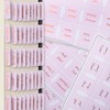 Mr. Pen- Bible Tabs, 75 Tabs, Baby Pink, Bronze Foil
