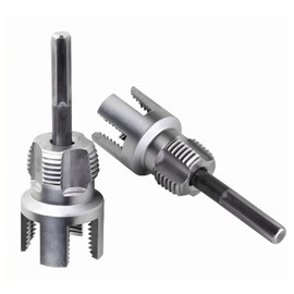 KIMLONTON Extendable 2 Piece Pipe Threading Tool, Inside and Outside Pipe Threading Kit for PVC and PPR Water Pipes, Tap Tapping Tool for 1/2" and 3/4" (DN15/DN20) Tubing