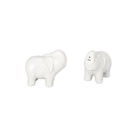 BIA Cordon Bleu Elephant Salt and Pepper Shakers, White (904062GS1SIOC)