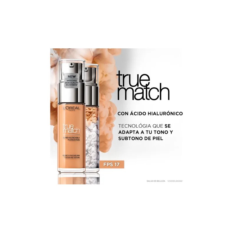 Base De Maquillaje L'Oréal Paris True Match Super-Bendable Tono Vanilla