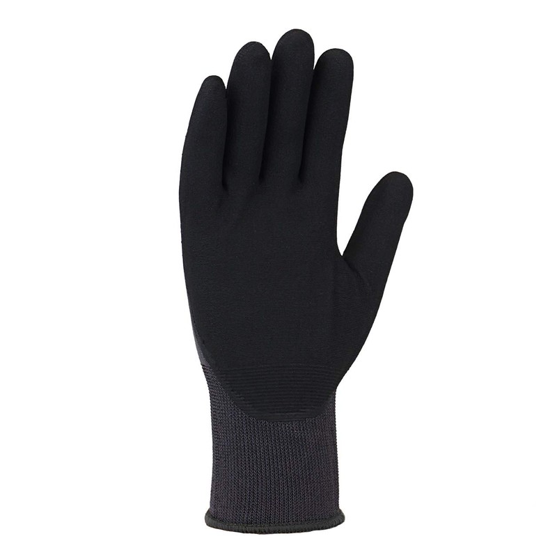 Carhartt Men's All Purpose Micro Foam Nitrile Dipped Glove, Gunmetal,
