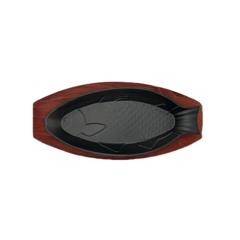 Steak plate sizzle platter cast iron bakeware square pan skillets